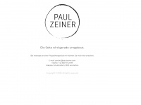 paulzeiner.com Webseite Vorschau