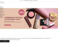 makeup.be Webseite Vorschau