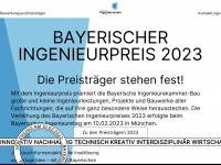 bayerischer-ingenieurpreis.de Webseite Vorschau