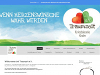 traumzeit-ev.de Webseite Vorschau