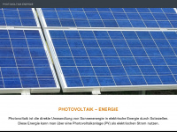 photovoltaik-energie.de Webseite Vorschau
