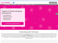 polsterino.de Webseite Vorschau