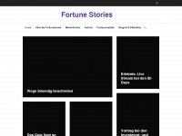 fortunestories.com Webseite Vorschau