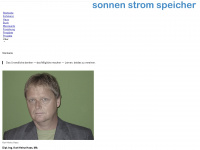 sonnenstromspeicher.net Webseite Vorschau