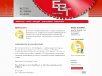 ebt-bohrtechnik.com Webseite Vorschau