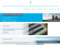 nikko-engineering.at Webseite Vorschau