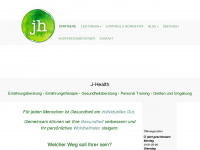 j-health.de Webseite Vorschau