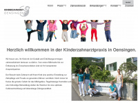 kinderzahnarzt-oensingen.ch Webseite Vorschau