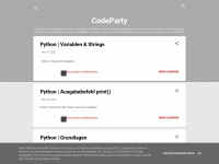 codeparty-official.blogspot.com Webseite Vorschau