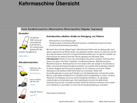 die-kehrmaschine.com Webseite Vorschau