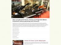 piano-dortmund.de Webseite Vorschau