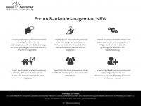forum-bauland.nrw Webseite Vorschau
