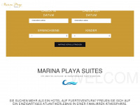marina-playa-suites.com Webseite Vorschau