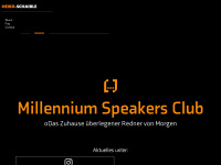 millennium-speakers-club.de Webseite Vorschau