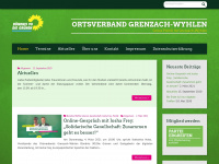 gruene-grenzach-wyhlen.de Webseite Vorschau