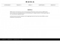 merca-industrie.de Webseite Vorschau