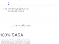sasa-montagebau.de Webseite Vorschau