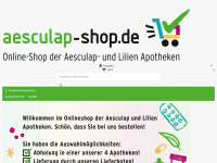 aesculap-shop.de Webseite Vorschau