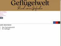 gefluegelwelt.ch Webseite Vorschau