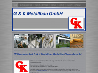 gk-metallbau-gmbh.de Webseite Vorschau