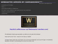 webmaster-werden.com Webseite Vorschau