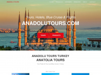 anadolutours.com Webseite Vorschau