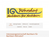 roehrsdorf.eu Webseite Vorschau