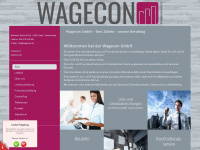 wagecon.de Webseite Vorschau