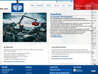 craneparts.at Webseite Vorschau