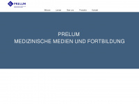 prelum-media.de Webseite Vorschau