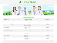 pharmapro.fr Webseite Vorschau