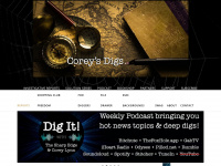 coreysdigs.com Webseite Vorschau