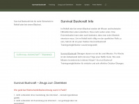 survival-bushcraft.info Webseite Vorschau