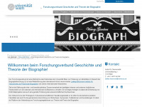 gtb.univie.ac.at Webseite Vorschau