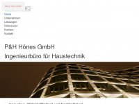 ingenieur-hoenes-pforzheim.de Webseite Vorschau