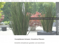 kunstpflanzen-shop.ch Webseite Vorschau
