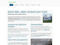 danni-lebt.de Webseite Vorschau