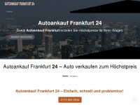 autoankauf-frankfurt-24.de Webseite Vorschau
