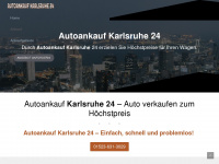 autoankauf-karlsruhe-24.de Webseite Vorschau