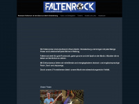faltenrock-rockband.de Webseite Vorschau
