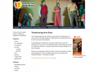 theaterverlag-arno-boas.de Webseite Vorschau