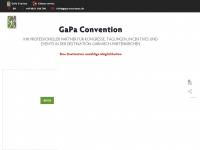 gapaconvention.de Webseite Vorschau