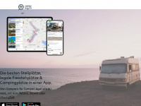 camping-app.eu Webseite Vorschau