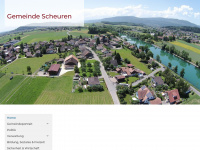 gemeinde-scheuren.ch Webseite Vorschau