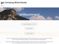 camping-bluemlisalp.ch Webseite Vorschau