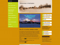 trapper-wintercamp.de Webseite Vorschau