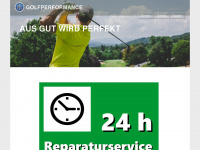 golfperformance.at Webseite Vorschau