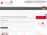 rathaus-apotheke-euerbach.de Webseite Vorschau