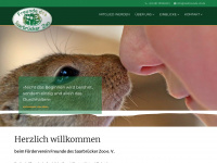 zoofreunde-sb.de Webseite Vorschau