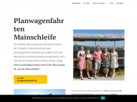 erlebnisfahrten-mainschleife.de Webseite Vorschau